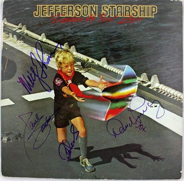 Jefferson Starship Band Signed Album w/ 3 Signatures (JSA)