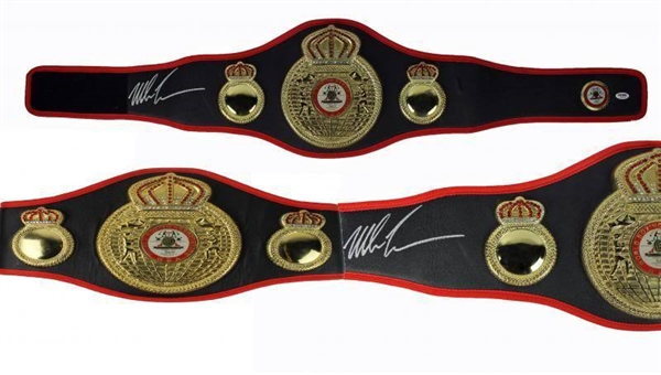 Mike Tyson RARE Signed WBA Championship Belt (PSA/DNA)