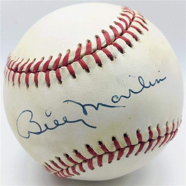 Billy Martin Signed OAL Baseball (JSA)