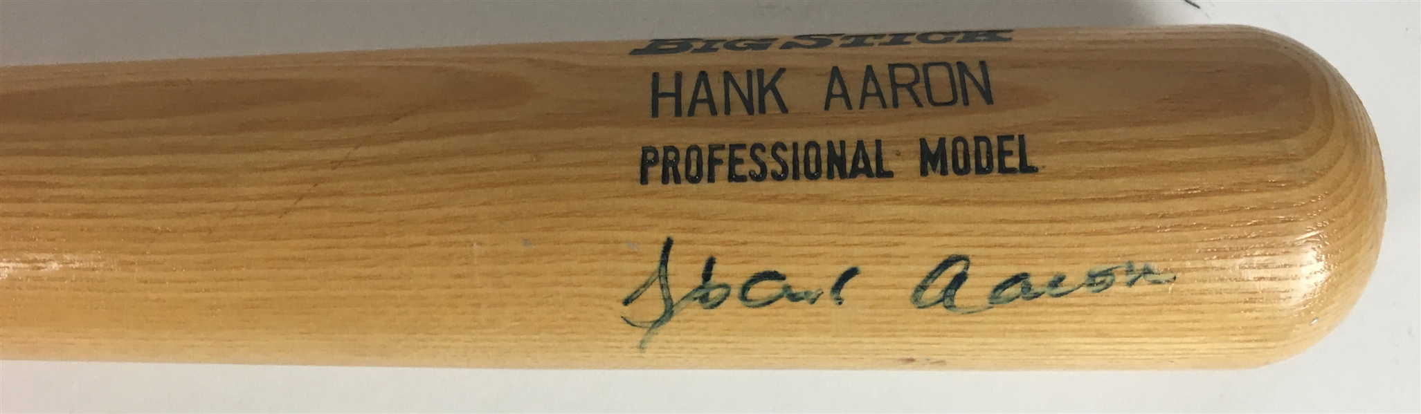 Hank Aaron Signed Professional Model Baseball Bat (PSA/JSA Guaranteed)