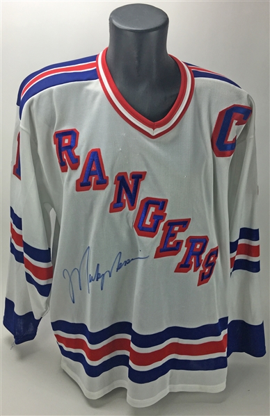 Mark Messier Signed New York Rangers Jersey (PSA/JSA Guaranteed)