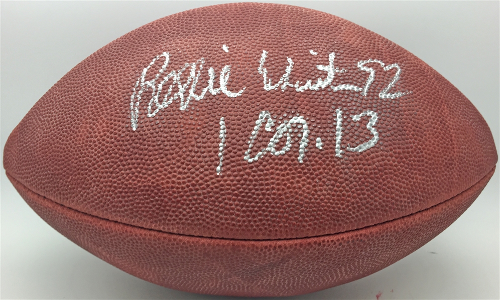 Reggie White Near-Mint Signed NFL Leather Football (PSA/JSA Guaranteed)