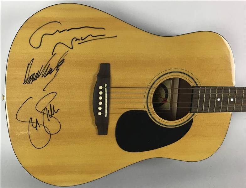 CSN: Crosby, Stills & Nash Signed Alvarez Acoustic Guitar (PSA/JSA Guaranteed)