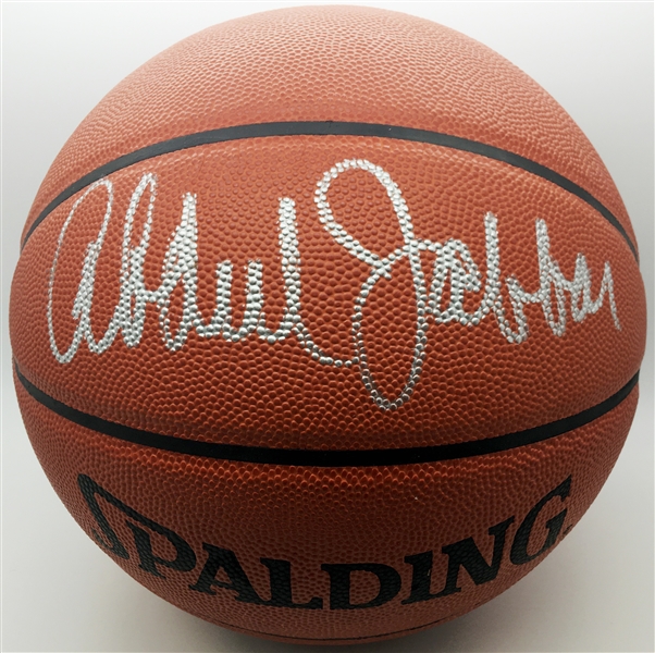 Kareem Abdul-Jabbar Signed Official NBA Leather Basketball (PSA/JSA Guaranteed)