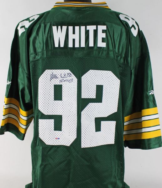 Reggie White Signed Green Bay Packers Jersey (PSA/DNA)