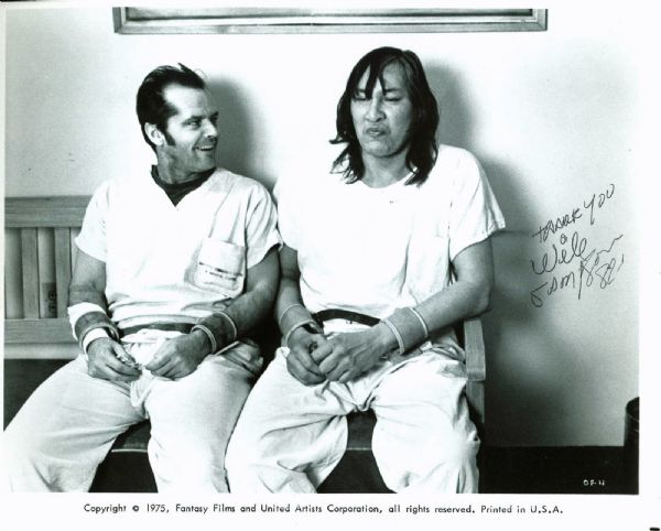 Will Sampson (Chief) Signed "One Flew Over the Cuckoos Nest" 8" x 10" Promotional Photo (PSA/DNA)