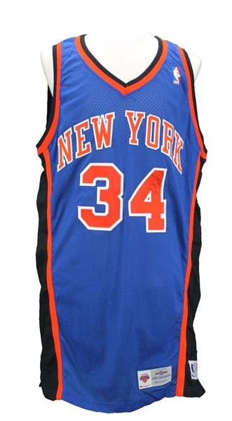 Charles Oakley Game Used & Signed 96/97 New York Knicks Jersey w/ Oakley Letter! (PSA/DN