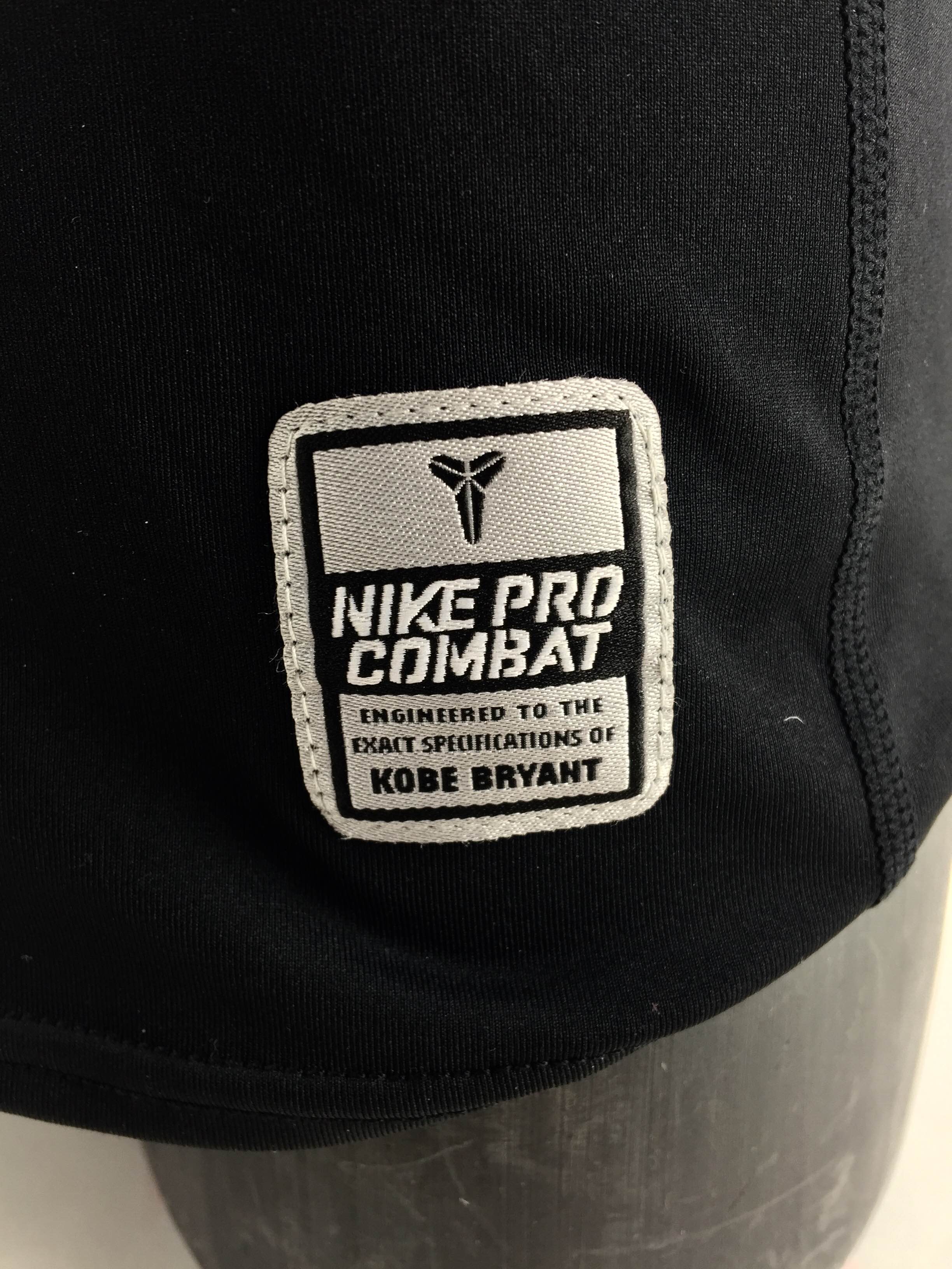 Lot Detail - Kobe Bryant 2015-16 Game Issued Personal Nike Combat Custom Padded Undershirt