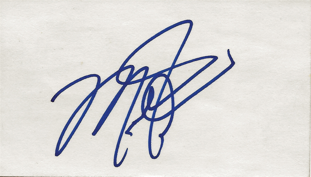 Lot Detail - Michael Jordan In-Person Signed 3