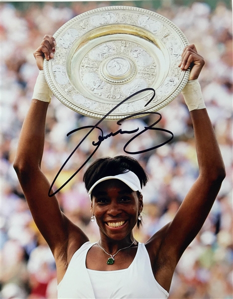 Venus Williams Rare In-Person Signed 11" x 14" Color Photo (PSA/JSA Guaranteed)