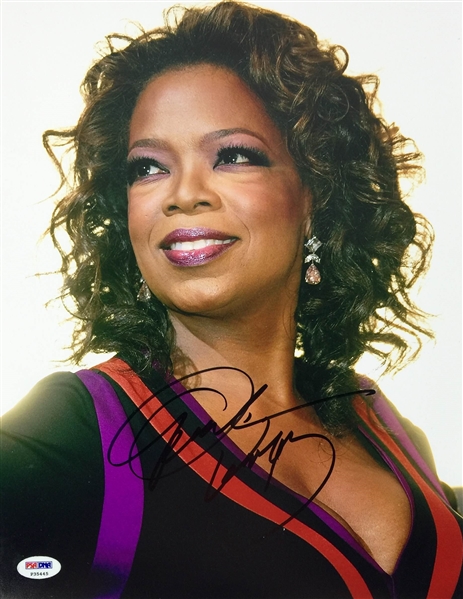 Oprah Winfrey Impressive Signed 11" x 14" Color Photo (PSA/DNA)