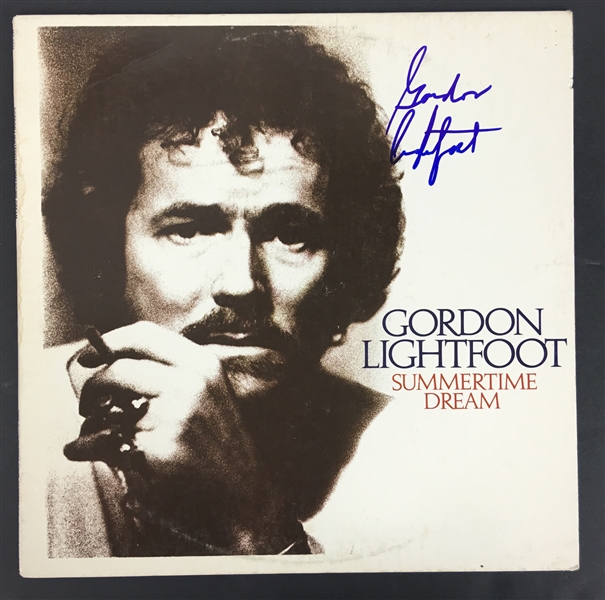 Gordon Lightfoot Signed "Summertime Dream" Album (PSA/JSA Guaranteed)