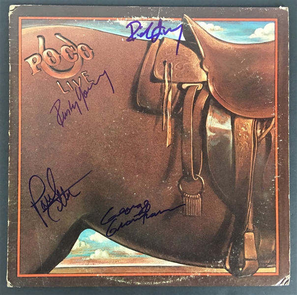 POCO Group Signed "Live" Album w/ 4 Signatures! (PSA/JSA Guaranteed)