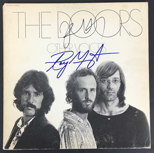 The Doors Signed "Other Voices" Album w/ 2 Signatures! (PSA/JSA Guaranteed)