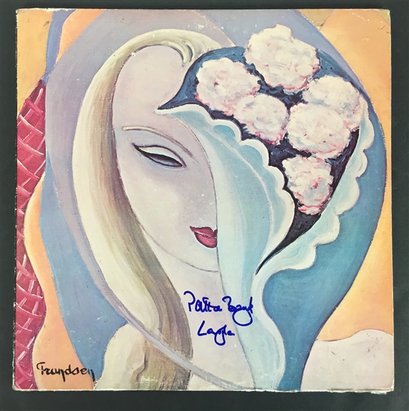 Patti Boyd Signed Eric Clapton Album w/ "Layla" Inscription! (PSA/JSA Guaranteed)