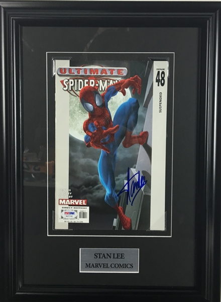 Stan Lee Signed Ultimate Spider-Man #48 "Suspended" Comic Book (PSA/DNA)