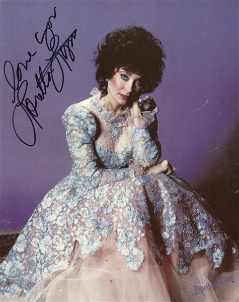 Loretta Lynn Signed 11" x 13" Color Photograph (PSA/JSA Guaranteed)