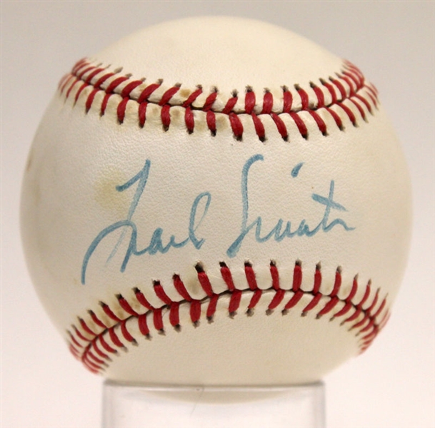 Frank Sinatra Rare Vintage Signed ONL Baseball (JSA)