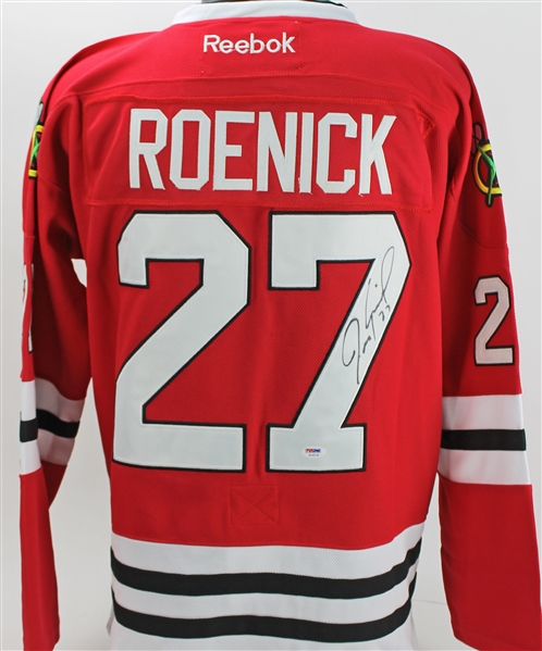 Jeremy Roenick Signed Chicago Blackhawks Jersey (PSA/DNA)