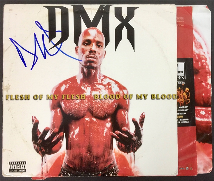 DMX Signed "Flesh of My Flesh, Blood of My Blood" Record Album (PSA/JSA Guaranteed)