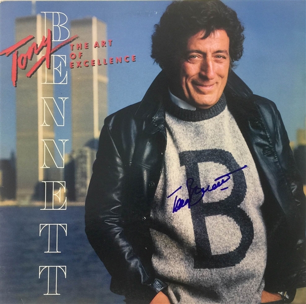 Tony Bennett Signed "The Art of Excellence" Album Cover (PSA/JSA Guaranteed)