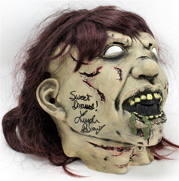 Linda Blair Signed "The Exorcist" Mask (PSA/DNA)