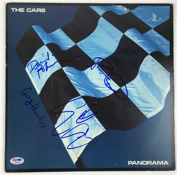 The Cars Group Signed (4) "Panorama" Vinyl Album (PSA/DNA)