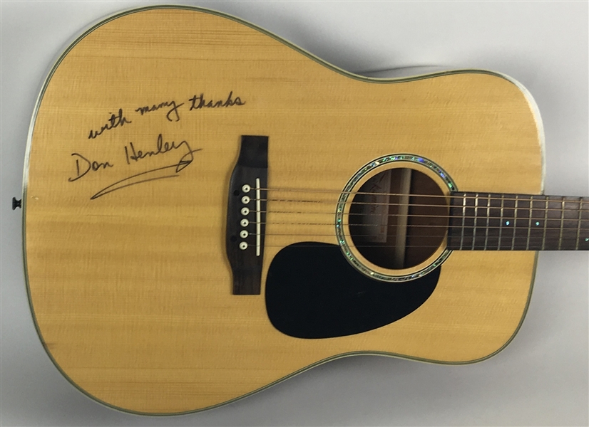 The Eagles: Don Henley Rare Signed Acoustic Guitar (PSA/DNA)