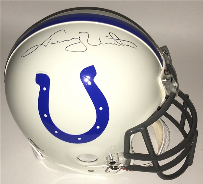 Johnny Unitas Signed PROLINE Colts Helmet (JSA)