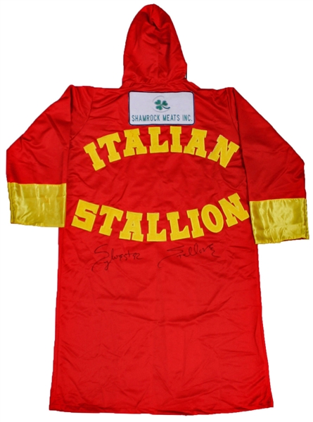 Rocky: Sylvester Stallone Signed Italian Stallion Boxing Robe (PSA/JSA Guaranteed)