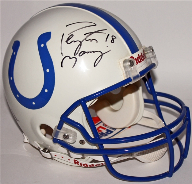 Peyton Manning Signed Full Size PROLINE Colts Helmet (PSA/DNA)