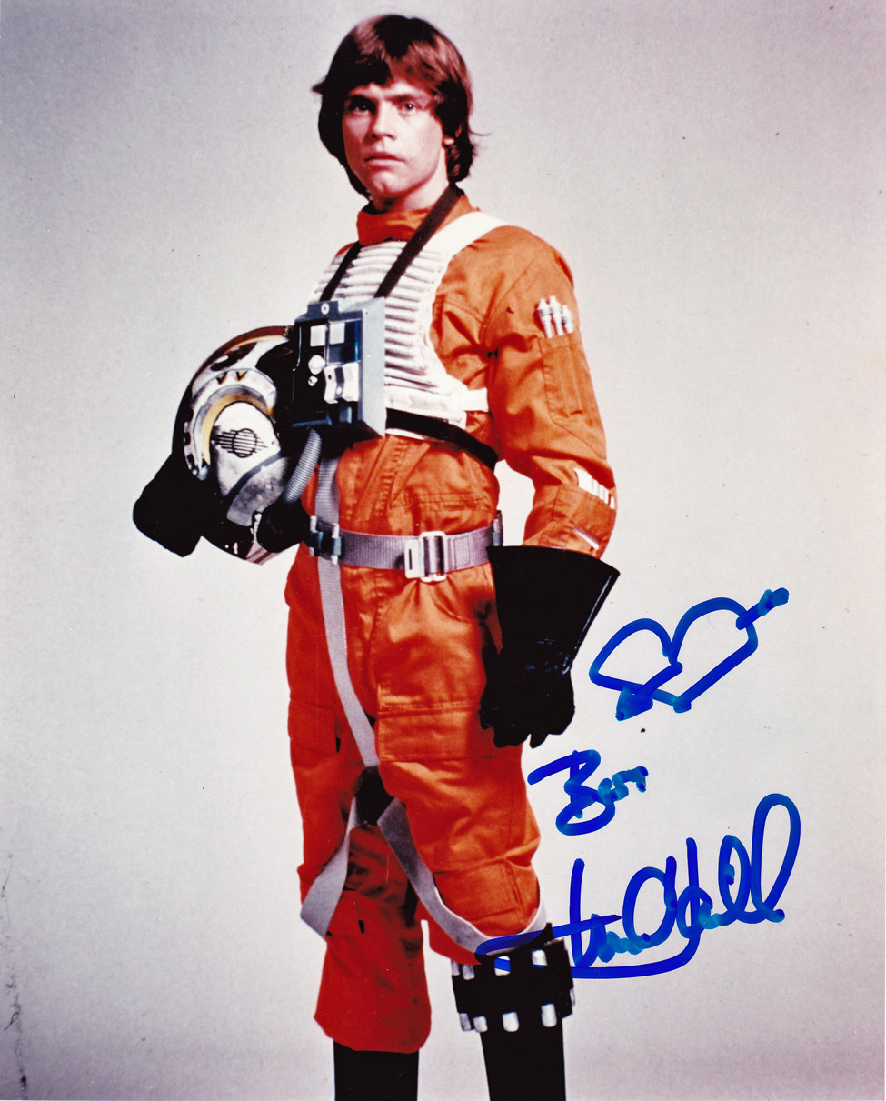 Lot Detail Star Wars Mark Hamill In Person Signed 8 X 10 Color