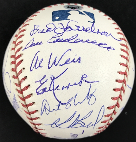 Lot Detail 1969 New York Mets Team Signed OML Reunion Baseball W Seaver Koosman Swoboda