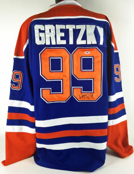 Wayne Gretzky Signed Edmonton Oilers Pro Style Hockey Jersey (PSA/DNA)