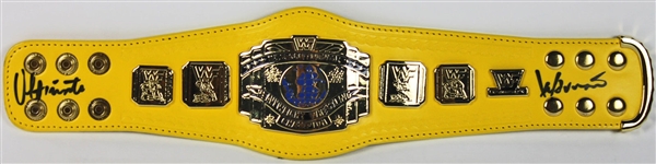 Ultimate Warrior Authentic Signed Mini WWF Intercontinental Championship Belt (PSA/JSA Guaranteed)