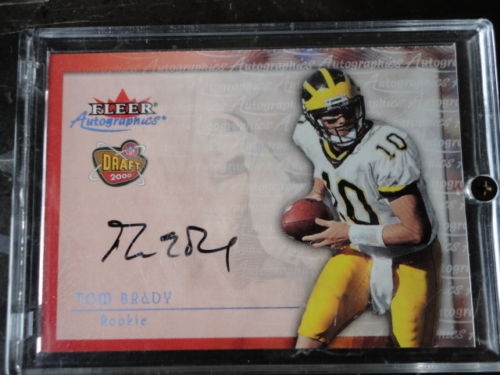 Tom Brady Signed 2000 Fleer Autographs Rookie Card w/ Superb Autograph! (PSA/JSA Guaranteed)