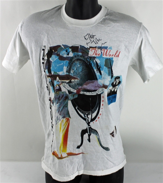 Elton John Rare Vintage Signed 1990 Concert T-Shirt (PSA/DNA)