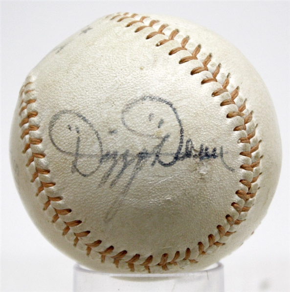 Dizzy Dean Superbly Signed Baseball (JSA)