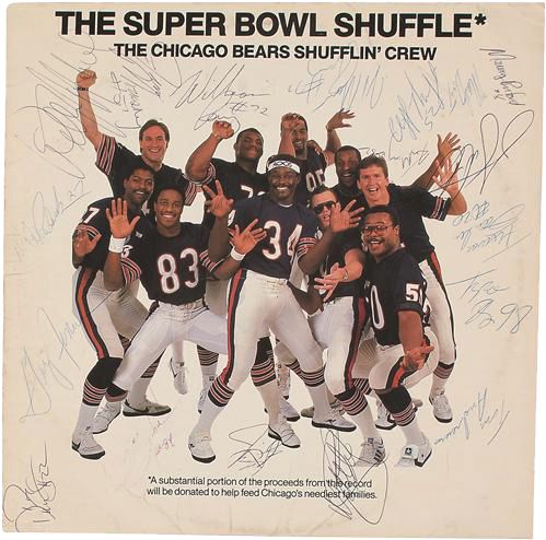 SB Champion 1985 Bears Team Signed "Super Bowl Shuffle" Album w/ Payton,  The Fridge, McMahon & More! (PSA/DNA)