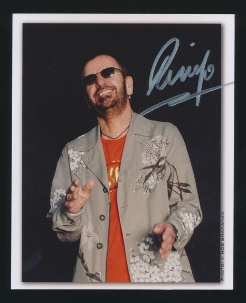The Beatles: Ringo Starr Signed 3" x 5" Color Photograph (PSA/JSA Guaranteed)
