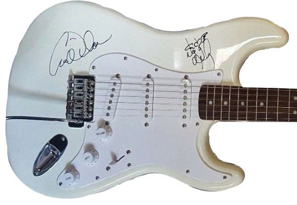 HEART: Ann & Nancy Wilson Dual Signed Stratocaster Style Guitar On The Body! (PSA/JSA Guaranteed)
