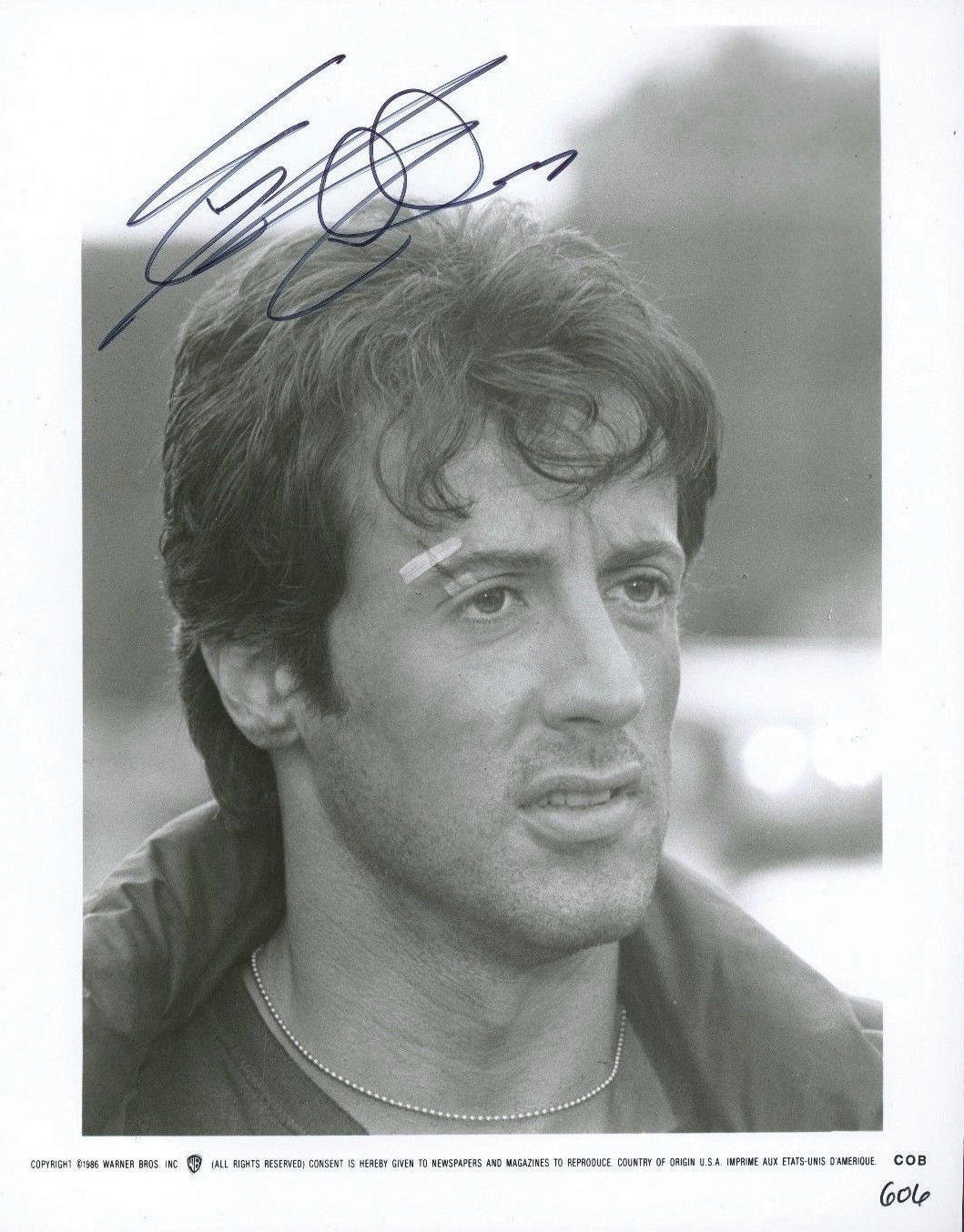 Lot Detail - Sylvester Stallone Signed 8