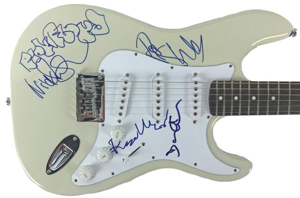 Pink Floyd: Superb Group Signed Squire Stratocaster Guitar w/ All Four Members! (PSA/DNA)