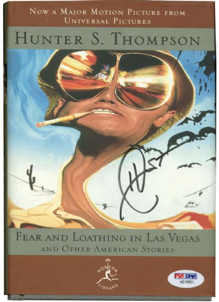 Hunter S. Thompson Signed "Fear and Loathing in Las Vegas & Other American Stories" First Edition Book! (PSA/DNA)