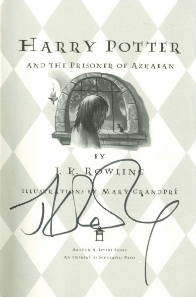 J.K. Rowling ULTRA-RARE Signed "Harry Potter & The Prisoner Of Azkaban" Book (PSA/DNA)