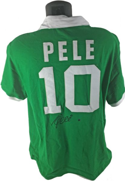 Pele Signed New York Cosmos On-Field Style Jersey (Steiner Sports)