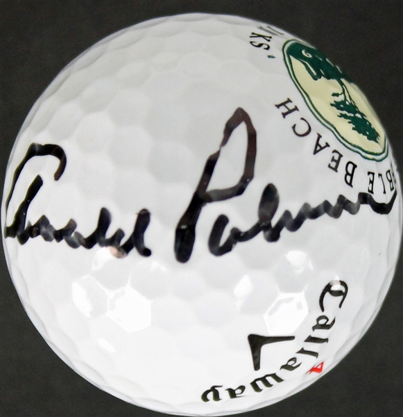 Arnold Palmer Vintage Signed Pebble Beach Model Golf Ball (PSA/DNA)