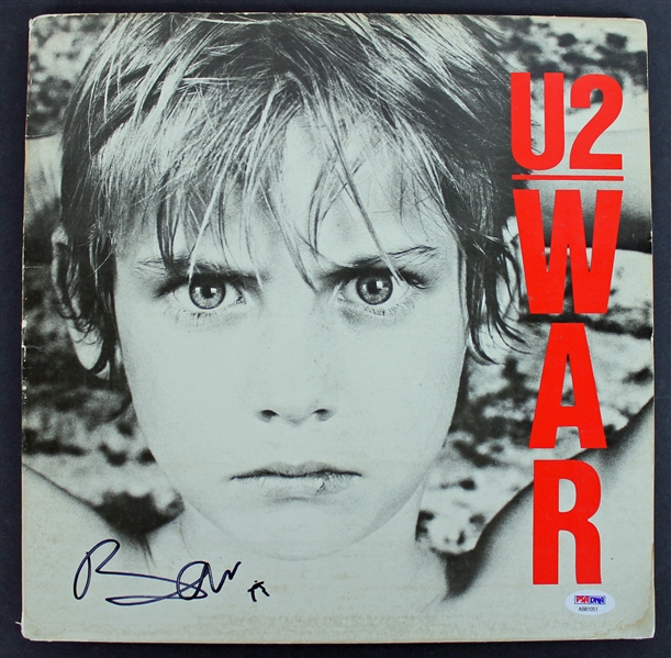 U2: Bono Signed "War" Album (PSA/DNA)