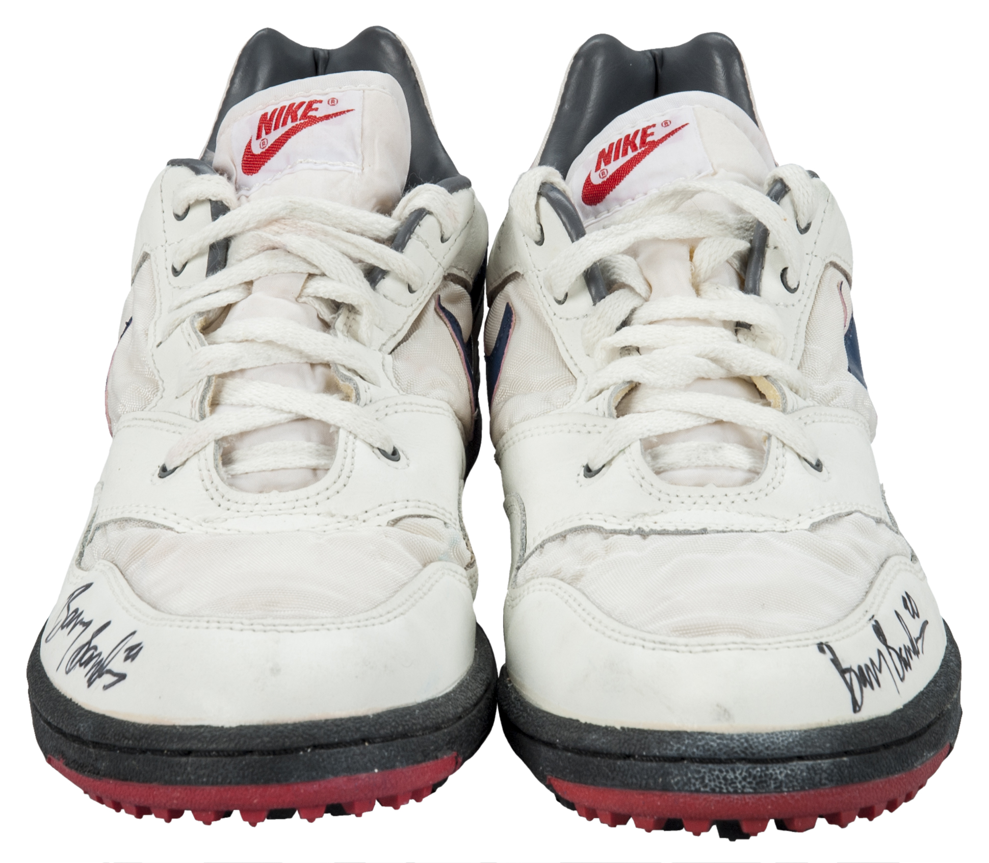 Lot Detail - Barry Sanders Game Used & Signed 1995 Pro Bowl Turf Shoes  (PSA/DNA & Photomatch)