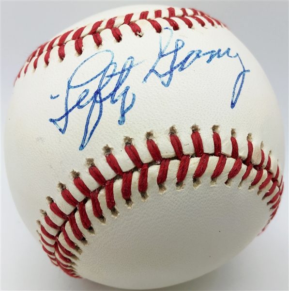 Lefty Gomez Near-Mint Signed OAL Baseball (JSA)